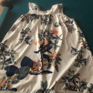 Mini dress with scalloped hem. Tag says 4X